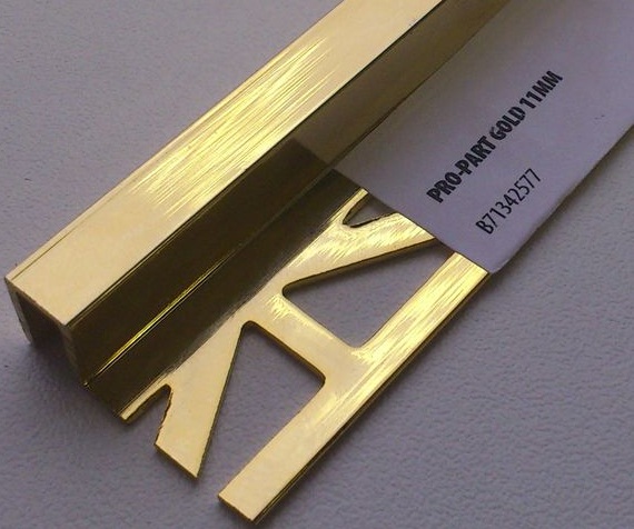 Профиль Butech B71342577 Perfil Pro-Part Gold 11х8х2500