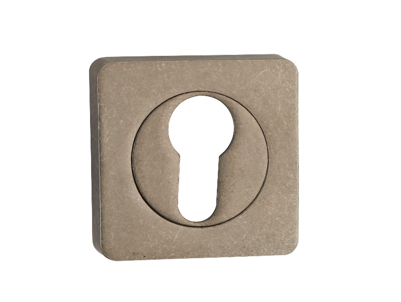 Накладка на цилиндр RENZ INET 02 SL серебро ант. КВ