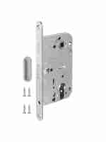 Замок межкомнатный магнитный под цилиндр с ответной планкой GRAVITY G02.196.50.85 CP хром