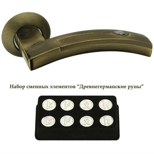 Ручка дверная межкомнатная Adden Bau Art A154-05 Bronze бронза
