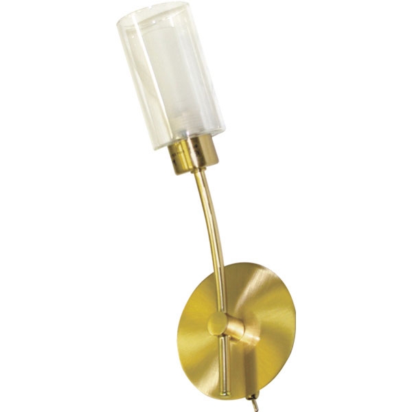 Бра N-Light W3159BM.1 satin brass