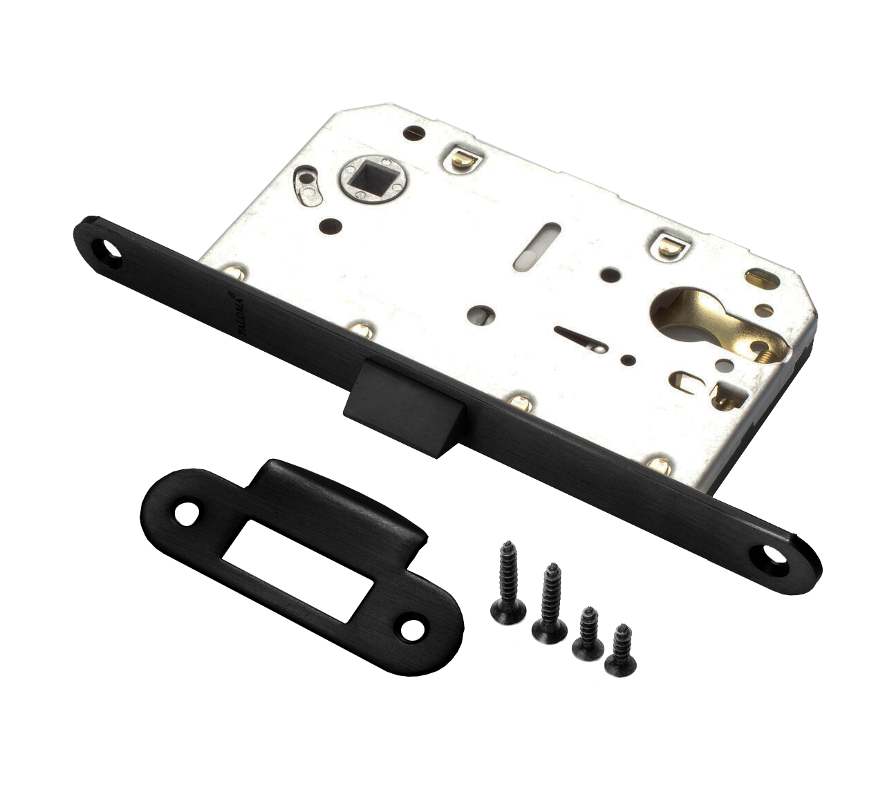 Замок под цилиндр RENZ INLB 85 PL Black черный