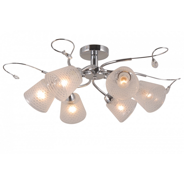 Потолочная люстра Natali Kovaltseva 76057 76057/6C CHROME