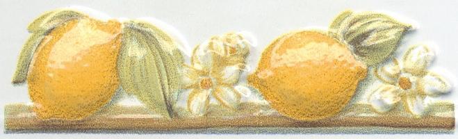 Плитка керамическая Kerama Marazzi Капри Лимончики TLA004 бордюр 3х9,9
