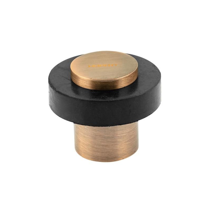 Ограничитель дверной напольный НОРА-М 120 медь старая