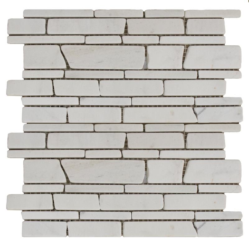 Мозайка из мрамора Stone4Home Broken White 30х27,5