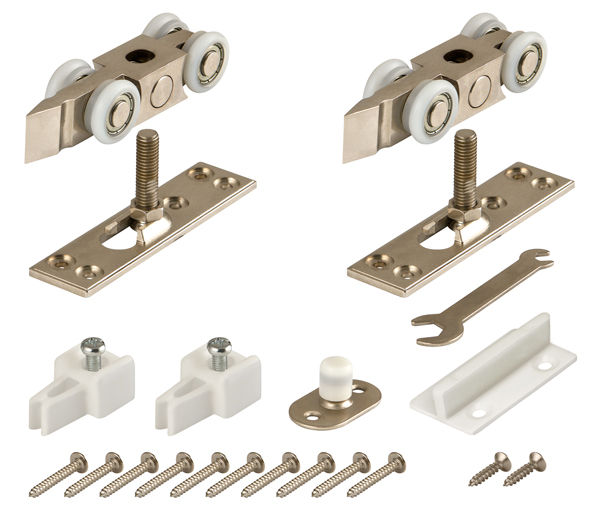 Комплект роликов для раздвижных дверей Armadillo DIY Comfort 80/4 kit (877+882)