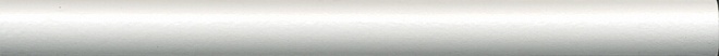 Плитка настенная Kerama Marazzi Диагональ Карандаш белый обрезной PFB007R 25x2