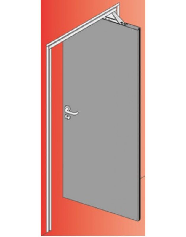 Направляющая рото системы Morelli Innovation цвет черный Ширина двери 565-915мм SWING TRACK 89 BLACK