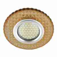 Встраиваемый светильник Fametto Luciole DLS-L143 Gu5.3 Glassy/Gold