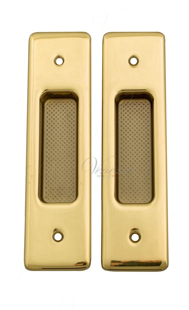 Ручки купе для раздвижных дверей Venezia U177 пара полированная латунь