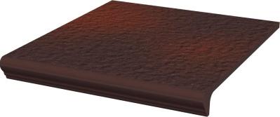 Клинкерная ступень простая с капиносом Paradyz Cloud Brown Duro 33х30