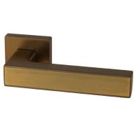 Комплект на 2 двери - Ручка дверная межкомнатная Armadillo Urban Screen USQ8 BB/BB/SBB-17 коричневая бронза