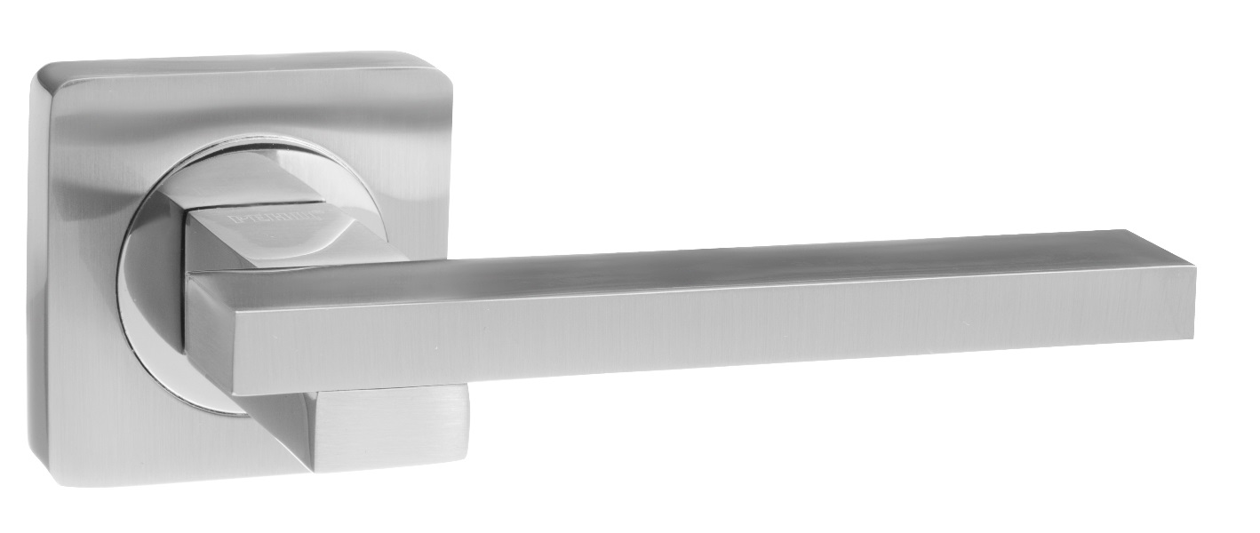 Ручка дверная RENZ INDH 52-02 SN "Неаполь", ник.мат. КВ