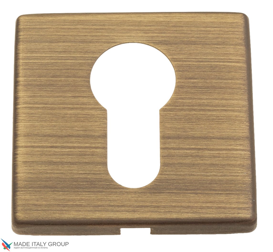 Накладка дверная под цилиндр Venezia CYL-1 FSS матовая бронза (2 шт.)