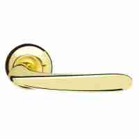 Ручка дверная межкомнатная Armadillo Pava LD42-1GP/SG-5 золото/матовое золото TECH (кв. 8х140)