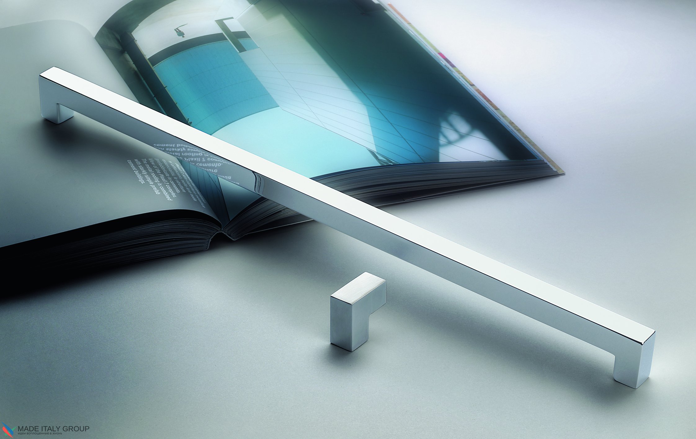 Ручка скоба модерн COLOMBO DESIGN F101I-CM матовый хром 320 мм