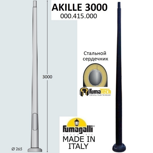 Столб для светильника Fumagalli 0 000.415.000.A0