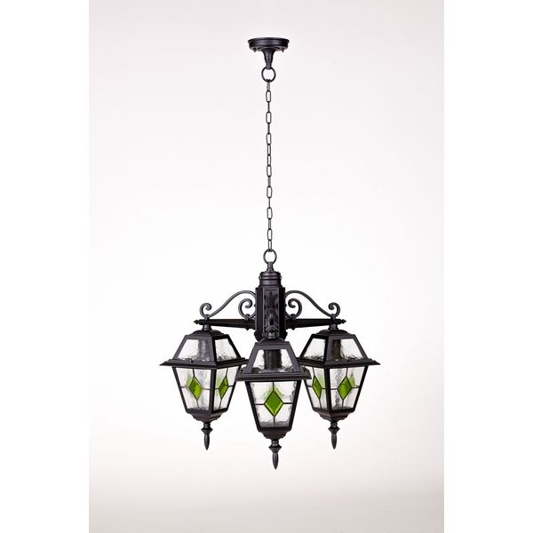Уличный подвесной светильник Oasis Light 91170 91170/3 lgG Bl