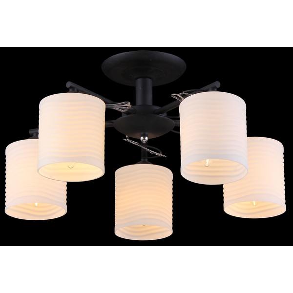 Люстра потолочная Natali Kovaltseva 11476/5C DARK CHROME