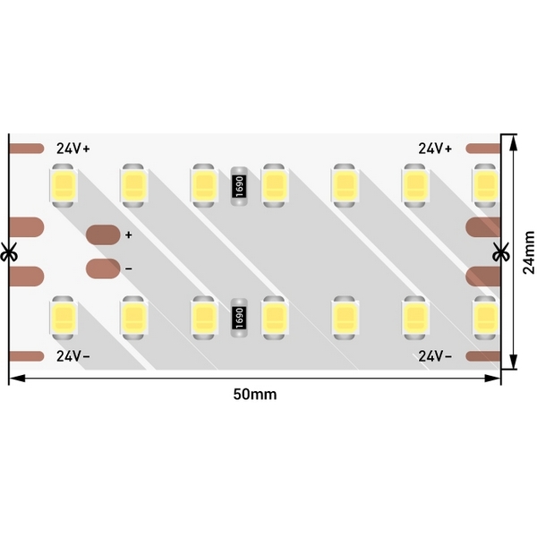 Светодиодная лента DesignLed LUX DSG2280V2-24-NW-33