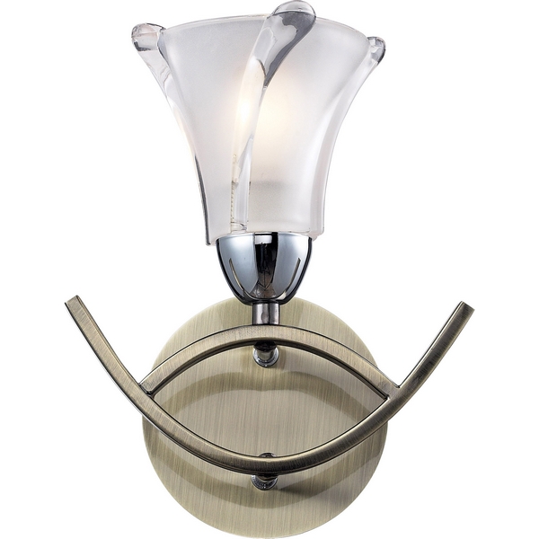 Бра N-Light 472-01-11 chrome + antique brass