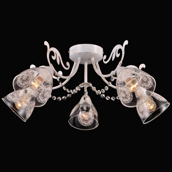 Потолочная люстра Natali Kovaltseva Tulip TULIP 75054/5C IVORY