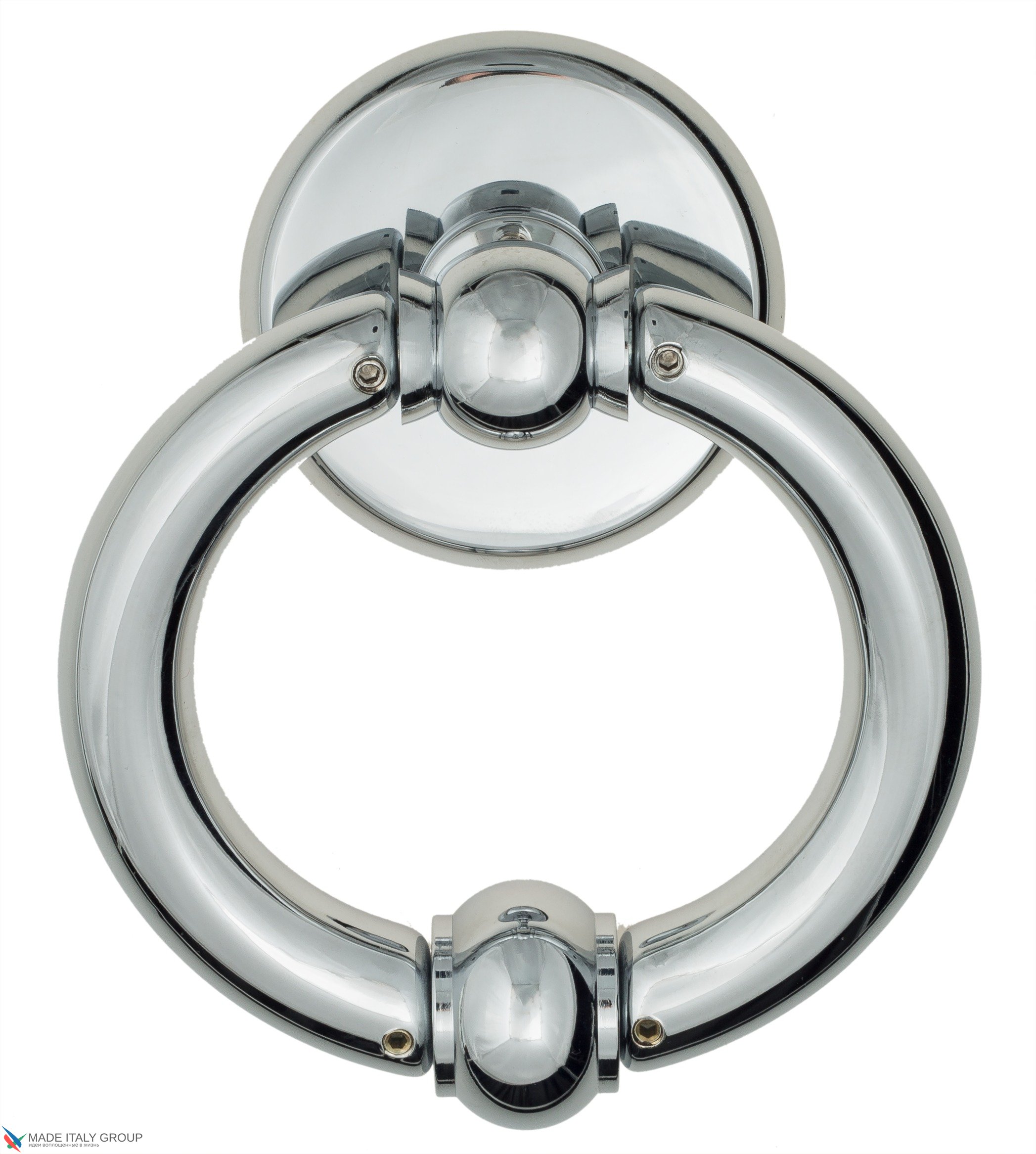 Дверная стучалка Venezia OTTAVIA 135x80 полированный хром