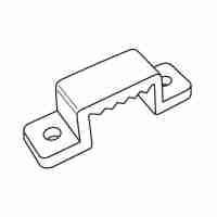 Крепление для светодиодной ленты (10972) Volpe UCC-Q220 K14 Clear 050 Polybag