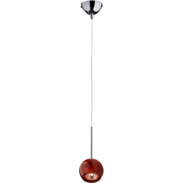 Светильник подвесной N-Light 101-01-16R chrome + red