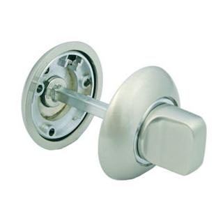 Завертка дверная сантехническая Morelli MH-WC SN/CP белый никель/полир. хром