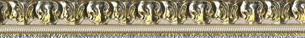 Плитка керамическая Aparici Elegy Chisel Gold Moldura бордюр 4х31,6