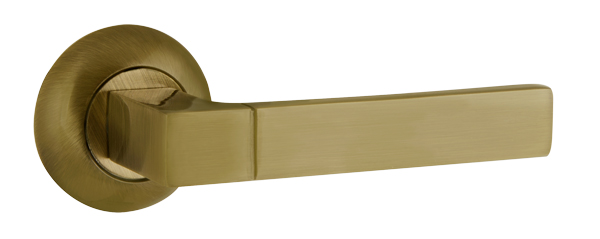 Ручки дверные межкомнатные AJAX FUSION JR ABG-6 зелёная бронза