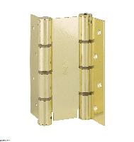 CODE 87 LO 155-50 Дверная петля барная пружинная двусторонняя ALDEGHI 155x50 полированная латунь