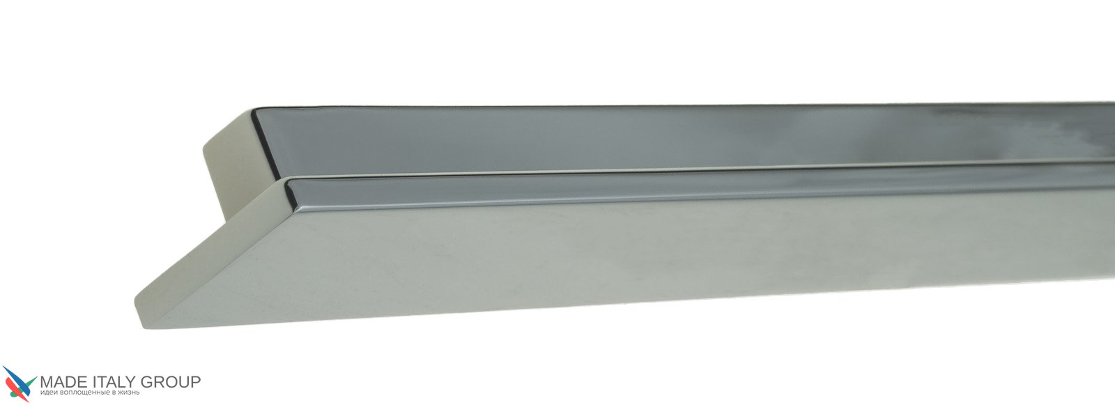 Ручка скоба модерн COLOMBO DESIGN F108E-CR полированный хром 128 мм