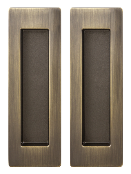 Ручка-купе для раздвижных дверей Armadillo SH010 URB АВ-7 Бронза