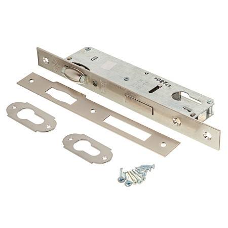 Замок с роликовой защелкой Kale Kilit 155-BS30-R-23NP-(SP, Ros)-STB 15530000005 никель