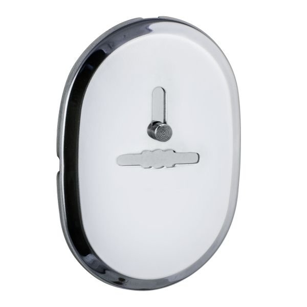 Декоративная накладка Fuaro ESC 476 (90х65) СP хром на сувальдный замок с шторкой