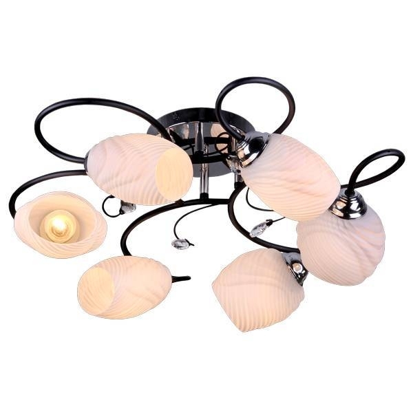 Потолочная люстра Natali Kovaltseva 10793 10793/6C WENGE, CHROME