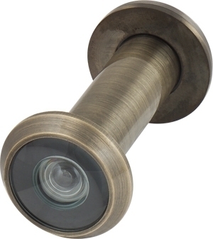 Глазок дверной, стеклянная оптика DVG3/HD, 16/60х100 AB Бронза