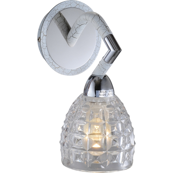 Бра N-Light 412-01-11CWC chrome + white crack