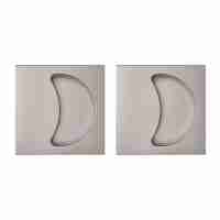 Ручка для раздвижных дверей SH.QUADRO55.010 SN-3 матовый никель