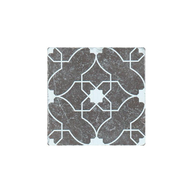 Керамогранит Stone4Home Турецкий Мрамор Black Marble Motif №7 декор 10х10