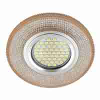 Встраиваемый светильник Fametto Luciole DLS-L142 Gu5.3 Glassy/Light Tea