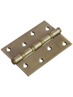 Петля карточная универсальная Morelli MSN 100X70X2.5-4BB AB с подшипником стальная, врезная, цвет бронза, сталь