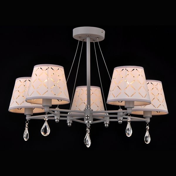 Люстра потолочная Natali Kovaltseva LISBON 81054-5C STAIN GRAY