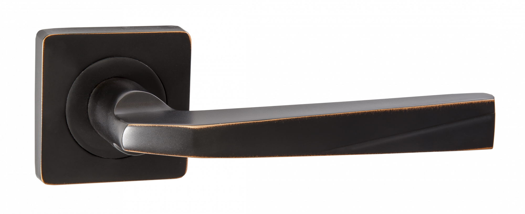 Ручки дверные RENZ INDH 54-02 ABB Валерио бронза черная с патиной