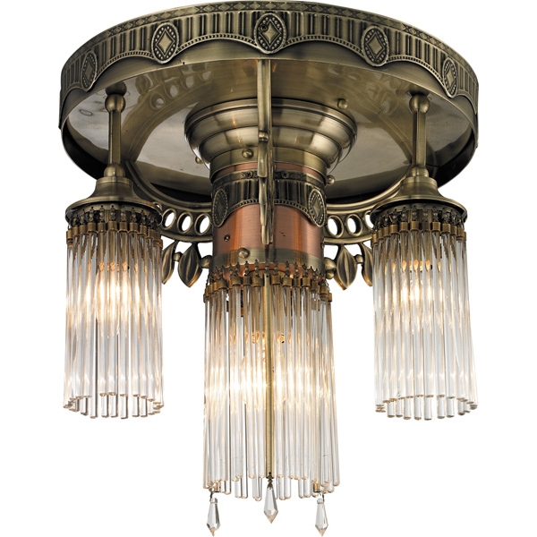 Потолочная люстра N-Light 664 664-04-52 antique brass