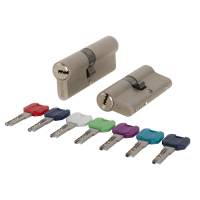 Цилиндровый Punto (Пунто) механизм MaxPro7000Key80mm(25+10+45) SN никель 7key
