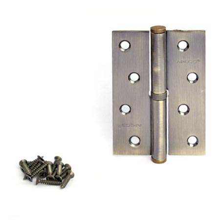 Петля стальная разъемная дверная правая Apecs 100*70-B-Steel-AB-R бронза